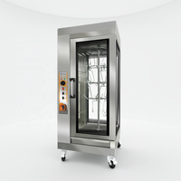 Rôtisserie rotative à gaz en acier inoxydable Rôtissoire Poulet Cuiseur Machine Haute Productivité Nouvel État