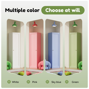 Armoire en acier pour chambre <span class=keywords><strong>de</strong></span> garçon, armoire en métal verte avec porte, sûre et durable, adaptée aux enfants - Product Image 5