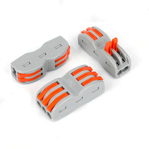 Hot Selling Orange Grey <b>Quick</b> Splicing Push Wire <b>Connector</b> Fast <b>Connector</b> Electrical Terminal Made of Durable Copper - Product Image 4