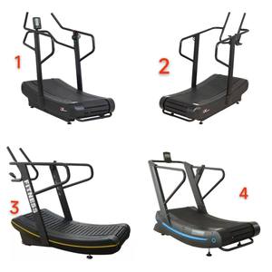 Peralatan Latihan Kebugaran Lari Bebas Tanpa Tenaga, Treadmill Lengkung untuk Gym Komersial - Product Image 6