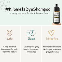 Shampooing de coloration capillaire de marque privée shampooing 3 en 1 à base de plantes pour le contrôle de la couleur des cheveux noirs pour la couverture des cheveux gris