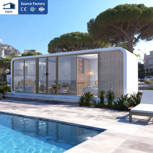 SQXC Maison Capsule Spatiale Modulaire de Luxe Écologique et Étanche de Haute Qualité, Design Moderne, Prête à l'emploi pour Hôtels et Villas, Garantie 5 Ans - Product Image 1