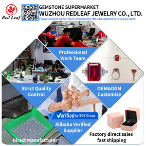 Redleaf gros 3A couleur blanche zircon rond 0.8mm-2mm pierres précieuses en vrac petit zircon cubique synthétique - Product Image 6