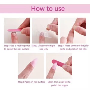 <span class=keywords><strong>Uñas</strong></span> postizas de color rojo <span class=keywords><strong>vino</strong></span>, almendradas, de color sólido, medianas, <span class=keywords><strong>cortas</strong></span>, brillantes, acrílicas, con pegamento, reutilizables. - Product Image 4
