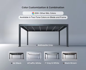 พื้นที่นั่งเล่นอลูมิเนียมกลางแจ้งอเนกประสงค์ปรับแต่งได้ - Product Image 6