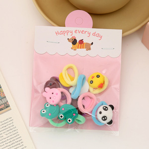 Elastici colorati per <span class=keywords><strong>capelli</strong></span> ad alta elasticità, non danneggiano <span class=keywords><strong>i</strong></span> <span class=keywords><strong>capelli</strong></span>, design simpatico a forma di macaron, accessori per <span class=keywords><strong>capelli</strong></span> per bambini, idea regalo. - Product Image 1