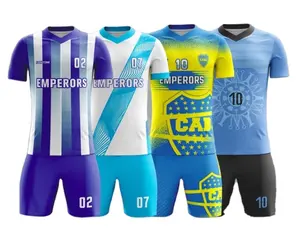 Kit de fútbol personalizado OEM Kit de partido de Fútbol para estudiantes adultos masculinos y femeninos Kit de equipo de fútbol