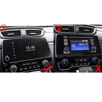 Protecteur d'écran pour Honda CR-V 2017-2022, verre trempé HD 7 pouces pour écran tactile d'infodivertissement, anti-empreintes digitales, dureté 9H