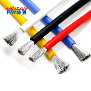 Elektrische Hochtemperatur-Drähte RoHS CCC-Zulassung 1Awg 2 4 6 8 10 <span class=keywords><strong>12</strong></span> 14 16 18 20 22 24 26 28 30awg Weiche Silikon kabel Draht - Product Image 1