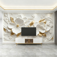Papier peint 3D de haute qualité, autocollant mural pour la décoration de la maison, pour le salon, le mur derrière la télévision et les applications de cuisine/salle de bain