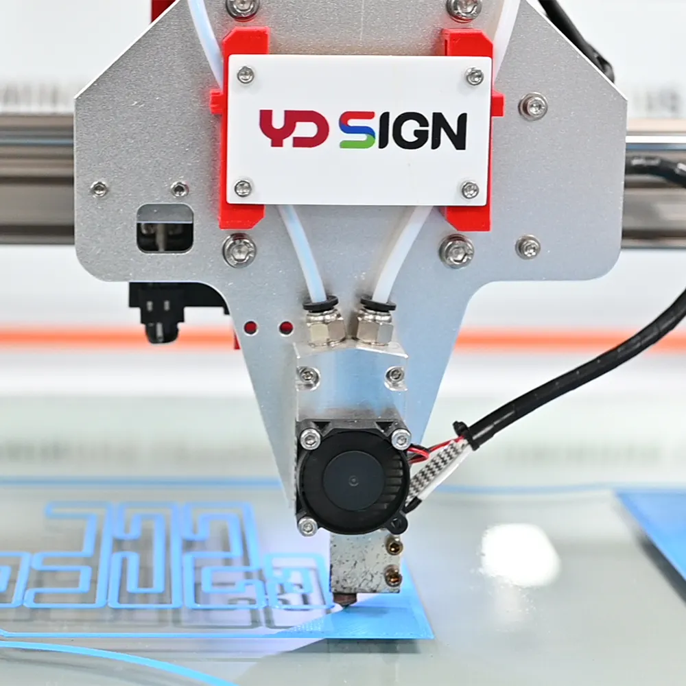 Printer 3D tanda kualitas terbaik untuk pencetak 3D tanda huruf LOGO komersial