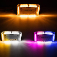 Neue Saugnapf-Lampe Universelle Dach-Montierte LED-Warnleuchte Rot Blau Weiß Gelb Stroboskop-Blitzlicht