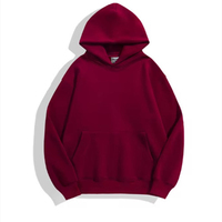 Sweat-shirts à capuche chauds en molleton de coton épais surdimensionnés vintage pour hommes et femmes, avec broderie de logo personnalisée, vente en gros OEM ODM