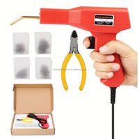 Kit de pistolet thermique de soudage plastique 750W pour la formation de profilés ondulés, idéal pour la réparation de pare-chocs de voiture