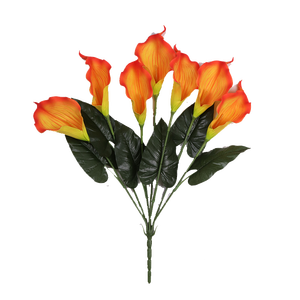 <b>Artificial</b> Silk Flowers <b>Large</b> Bouquet EV Touch Calla Lily Potted <b>Plant</b> Decoration Garden Landscaping Wedding Outdoor Home Flower - Product Image 4