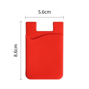 Advertising Gift Promotion Bendable Phone Sticker Card Holder With Custom Printed - Product Image 5