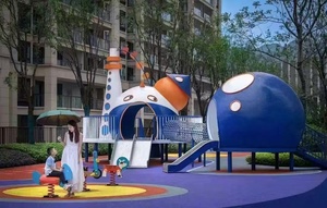 גן ילדים ילדים ילדים מגלפיות פלסטיק חיצוני ציוד מגרש משחקים - Product Image 5