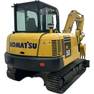 Komatsu PC56 <b>Used</b> Excavator Rock Digging Bucket Best Brand Heavy Duty Construction Equipment Cheap Core Components Engine Pump - Product Image 1