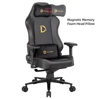 Custom Leather Gaming Racing Chair with Magnetic Pillow