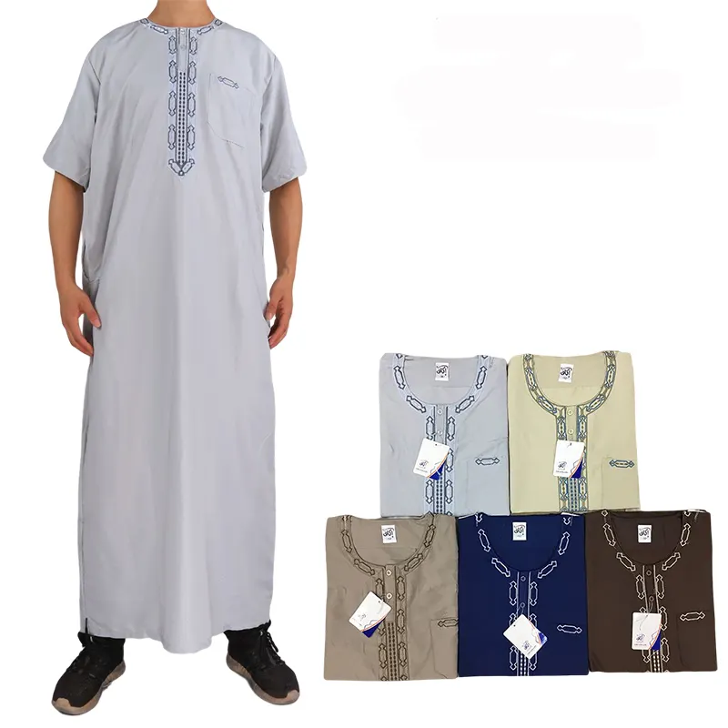 Fabrikant Leverancier Mannen Thobe Marokkan Ikaf Thobe Traditionele Moslim Kleding