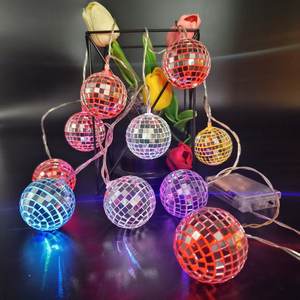 Гирлянда JUFU 2AA 10LED, 5 см, для помещений, светодиодная, в форме марокканских шаров, 3000K, теплый белый свет, гарантия 2 года - Product Image 4