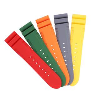 Lionorm 防水シリコンウォッチバンド 22mm 24mm 26mm メンズ時計交換用ストラップ パネライウォッチストラップ用 - Product Image 5