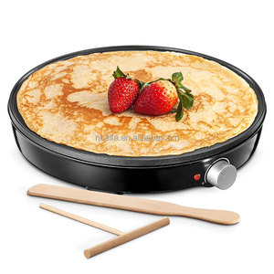 Aifa 1200W Máquina eléctrica <span class=keywords><strong>para</strong></span> hacer crepes Sartén de aluminio <span class=keywords><strong>para</strong></span> <span class=keywords><strong>tortillas</strong></span> Dosa Tortitas planas Ideal <span class=keywords><strong>para</strong></span> desayuno Snacks Postres - Product Image 6
