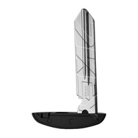 Coque de clé de voiture à distance de remplacement pour Ford Explorer Edge Escape Flex Taurus FO38 Blade Fob 5 boutons