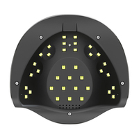 Lampe à ongles LED UV 120W et séchoir: traitement rapide au gel, 4 minuteries pour le bricolage. Poignée portable, base détachable, détection automatique