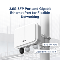 Punto de Acceso Exterior RG-AP680-O(V3) Empresarial Wi-Fi 6 de Doble Radio y 2.976 Gbps con Antenas Omnidireccionales de 48V CC