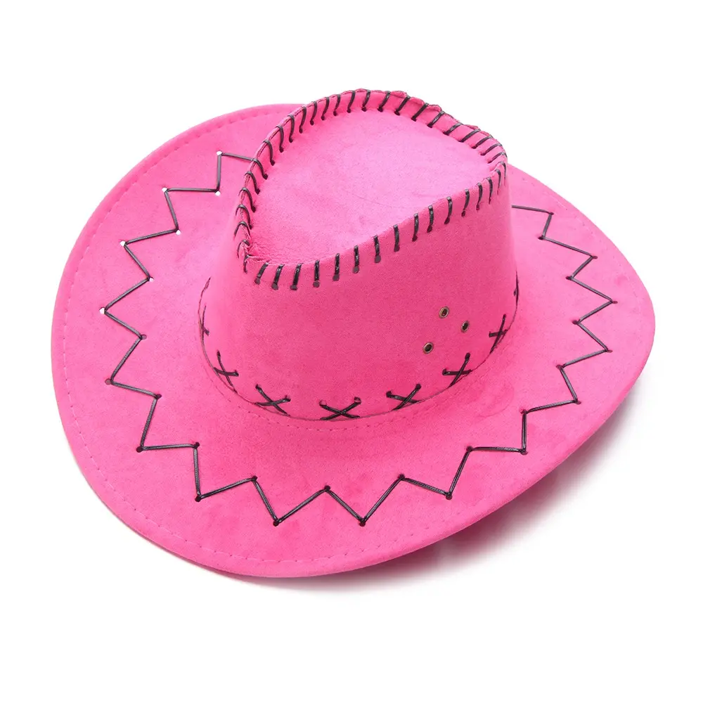 Unisex Dress Practical Hat For Womens Men Wild West Fancy Cowgirl Cowboy Hats Western Fashion Headwear Cap