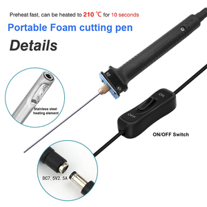 Coltello in polistirolo 110-230V30W <span class=keywords><strong>per</strong></span> <span class=keywords><strong>taglio</strong></span> a caldo elettrico filo di schiuma <span class=keywords><strong>penna</strong></span> <span class=keywords><strong>per</strong></span> <span class=keywords><strong>taglio</strong></span> di schiuma incisione di arte che fa la scultura in schiuma - Product Image 4