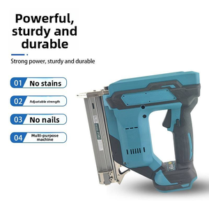 Cloueuse pneumatique sans fil 21V, batterie lithium-ion 3.0Ah, moteur sans balais industriel, longueur de clou 1.0-3.0, usage intensif pour le bois - Product Image 1