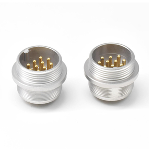 Conector Hermético Personalizado 19M-10A Tipo Soldadura 10 Pines Sellado con Vidrio Contactos de Kovar de Alto Voltaje Conector Circular - Product Image 6
