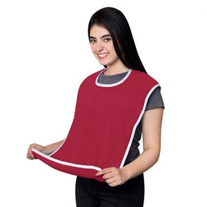 Bavoir en tissu éponge pour adulte, grande taille, pour soins aux personnes âgées, anti-salissures, super absorbant, respirant, pour la salive, les boissons et les aliments - Product Image 4