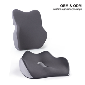 <span class=keywords><strong>Coussin</strong></span> de siège et oreiller de soutien lombaire 2-en-1 en mousse à mémoire de forme, orthopédique, pour soulagement de la pression du coccyx, en maille respirante - Vente en gros - Product Image 1
