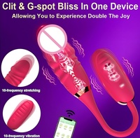 Vibromasseur double extrémité pour couples, œuf vibrant pour une vie sexuelle intense, vibromasseur puissant avec application, jouet sexuel pour femmes