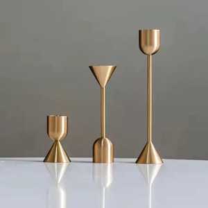 Metal brass size <b>small</b> single stick <b>candle</b> holder - Product Image 1
