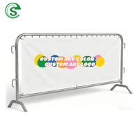 Barrière de contrôle de foule portable robuste à prix personnalisé pour concerts et marathons