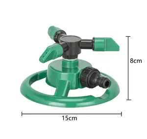 Irrigatore da giardino di 360 grado rotante automaticamente per innaffiare la testa sistema di irrigazione del prato acqua per irrigatori da giardino