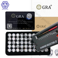 Rareté 8 Coeur 8 Flèche D Couleur GRA Certificat Rond Brillant Moissanite 1ct Blanc Moissanite Prix Par Carat Diamant Lâche