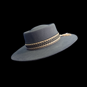 Chapeau en feutre à calotte plate, style britannique, en pure laine, tendance, best-seller transfrontalier, type Pork <span class=keywords><strong>Pie</strong></span> Jazz, pour printemps et automne - Product Image 2