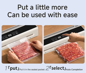 USBワイヤレスウェット/ドライ真空シーラー家庭用プラスチックフレッシュキーパー食品包装保管ドライウェット分離真空シール - Product Image 5