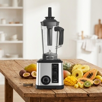 Robot culinaire électrique portable robuste avec commande par bouton, 500W, capacité >3L, vitesse variable, pour smoothies domestiques