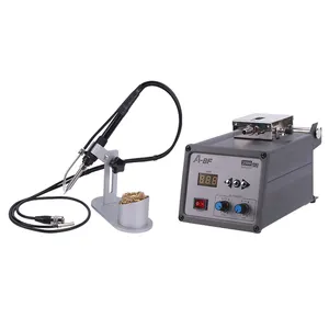 A-BF 120W High power Frequency Tin Soldering Lead Free Soldering Station Manual Foot Automatic Tin-sending Soldering station