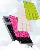 Support de téléphone portable en silicone avec logo imprimé, support de tablette à ventouse, compatible avec les téléphones portables, stabilisateur de téléphone pour Celulares