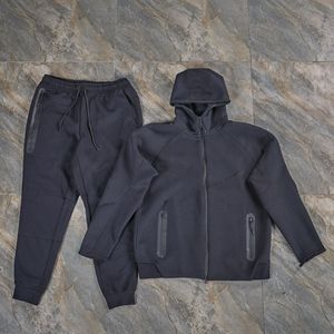 Мужской хлопковый спортивный костюм с капюшоном - Product Image 5