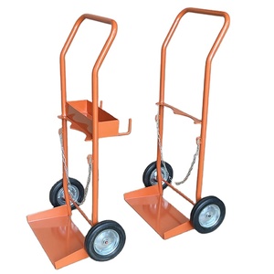 Hot bán E Kích thước <span class=keywords><strong>Twin</strong></span> Hàn xi lanh tay xe tải khí oxy xi lanh Xe đẩy giỏ hàng - Product Image 3