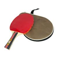 Offre Spéciale ensemble de ping-pong raquette peuplier bois en caoutchouc avec trois balles de ping-pong ping-pong produits