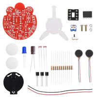Kit de bricolage électronique à mouvement photosensible Firefly, pièces pour débutants, apprendre à souder, kit amusant fait à la main, cadeau adapté aux expériences d'étudiants